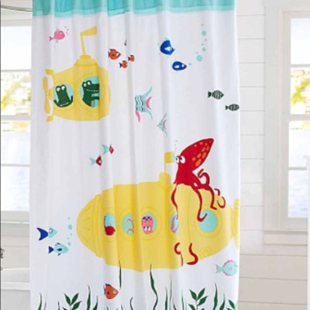 PBK Alligator Submarine Shower Curtain